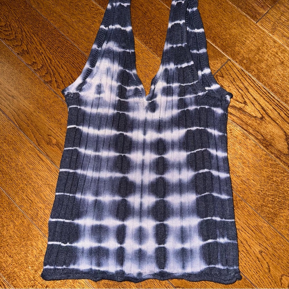 Tie dye knit tank